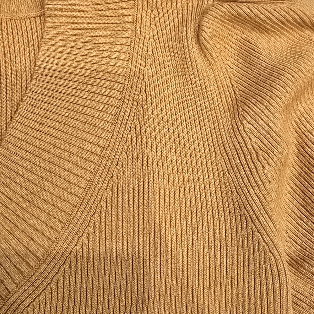 Mustard Yellow ANN TAYLOR Puff Sleeve Top - Picture 3 of 5